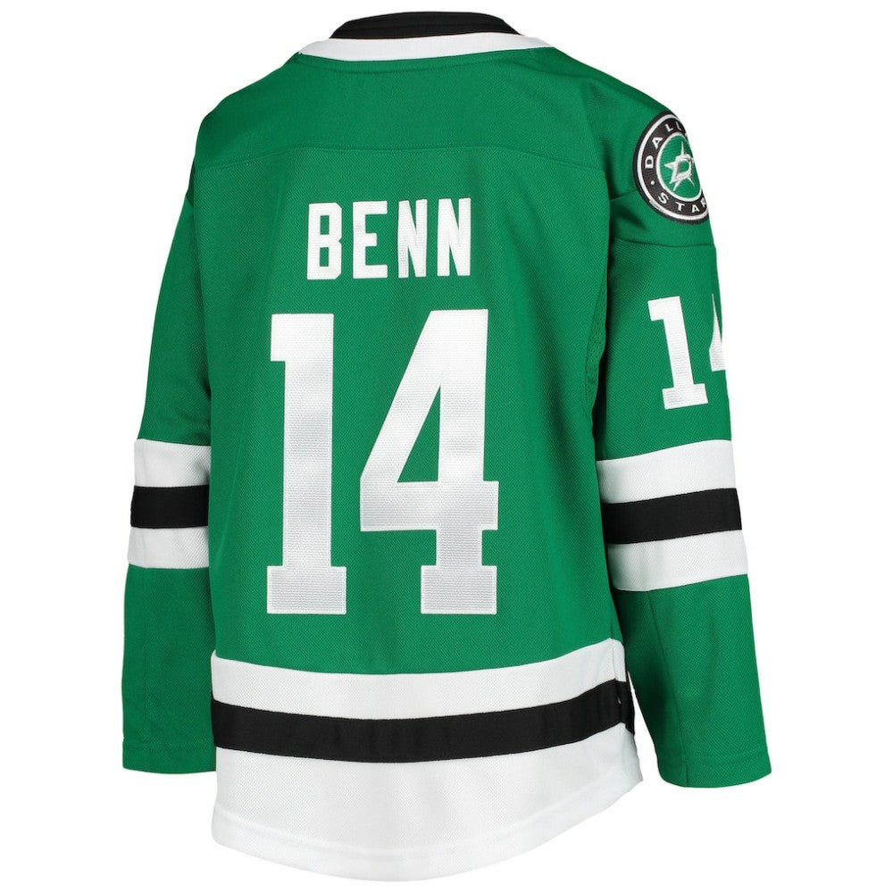 Jamie Benn Dallas Stars Youth Home Premier Player Jersey - Kelly Green - NHL
