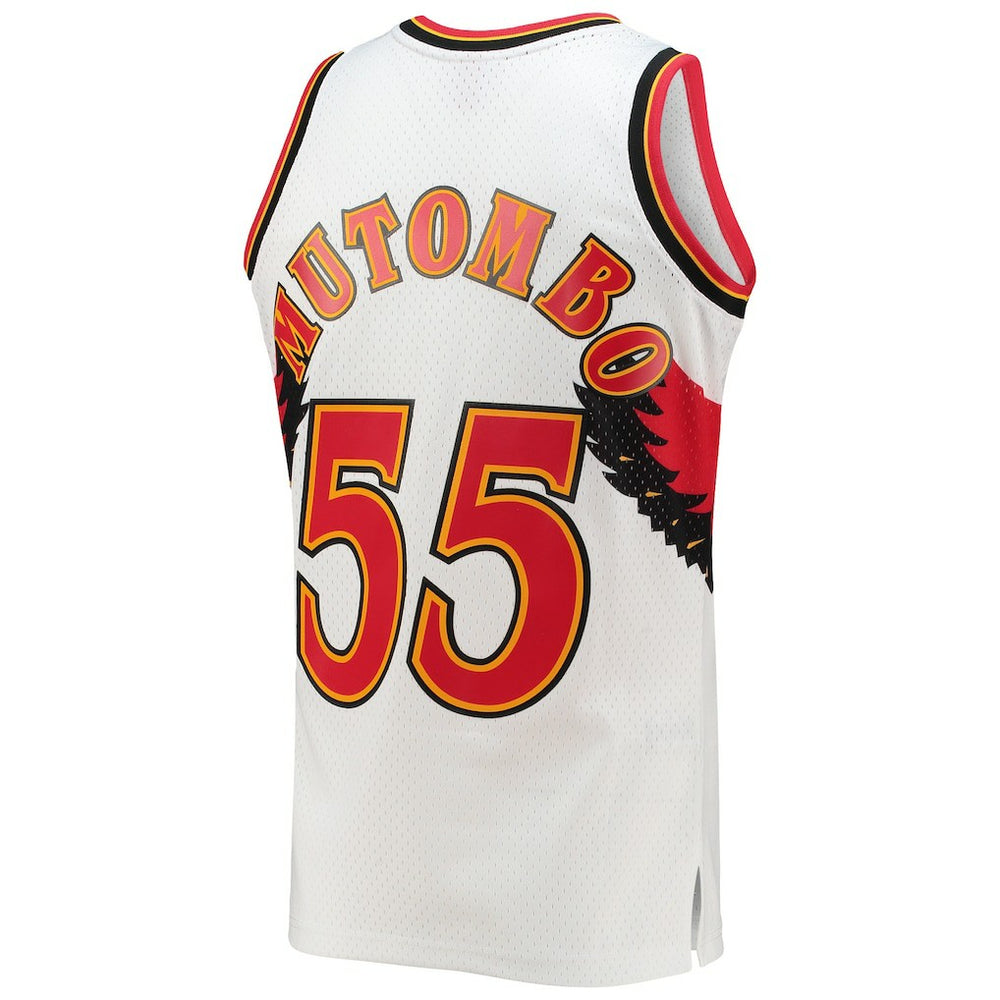 Dikembe Mutombo Atlanta Hawks 1996/97 Hardwood Classics Swingman Jersey White - NBA