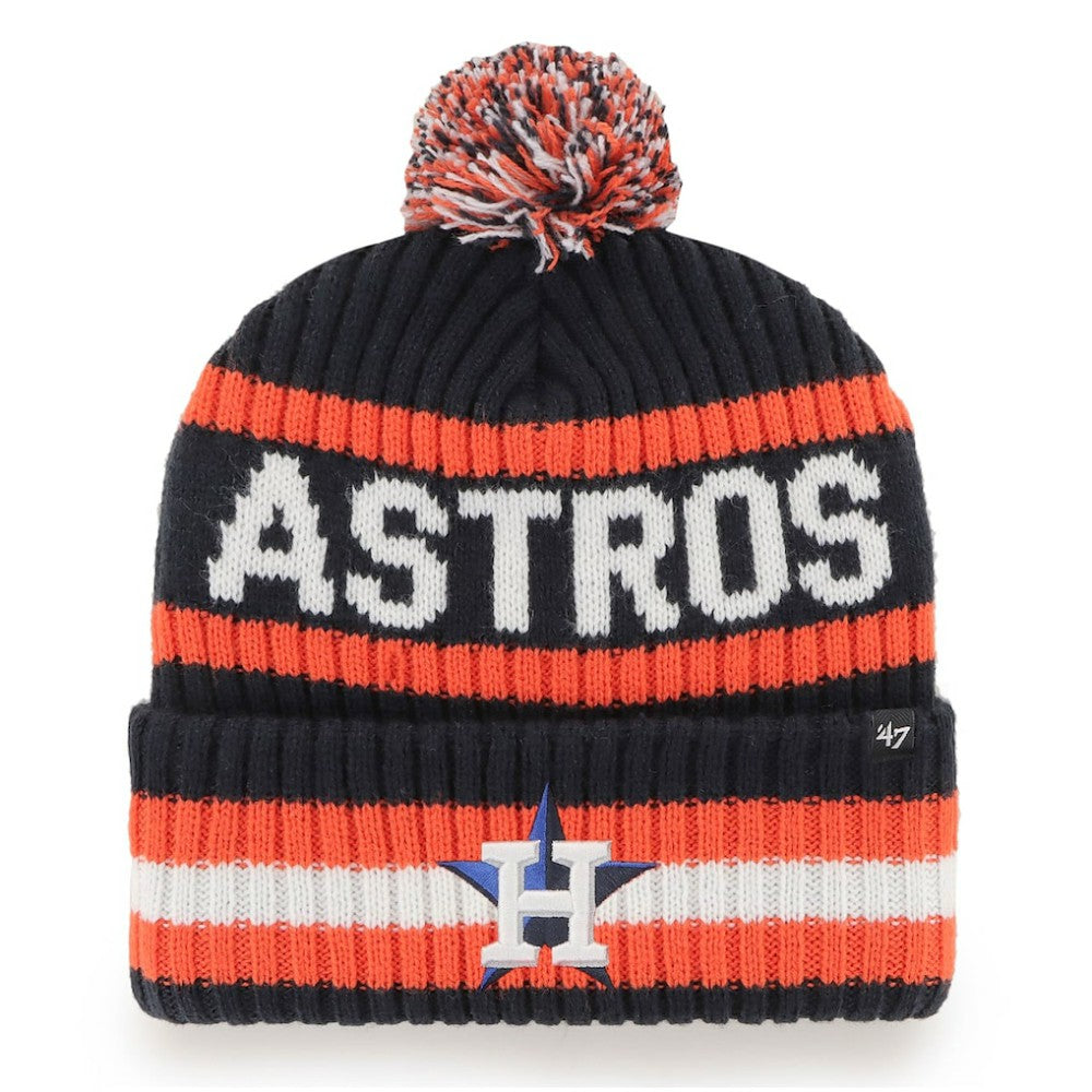 Houston Astros '47 Bering Cuffed Knit Hat with Pom - MLB