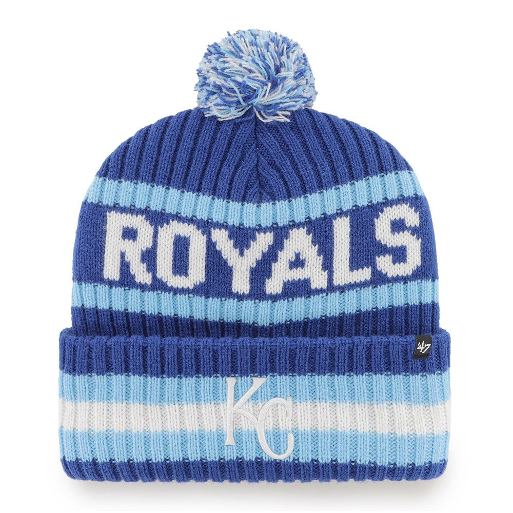 Kansas City Royals '47 Bering Cuffed Knit Hat with Pom - MLB