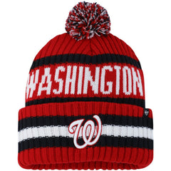 Washington Nationals '47 Bering Cuffed Knit Hat with Pom - MLB
