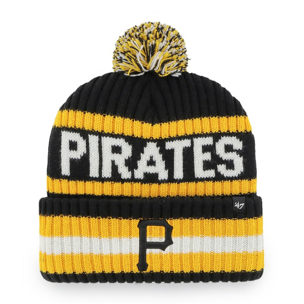 Pittsburgh Pirates '47 Bering Cuffed Knit Hat with Pom - MLB
