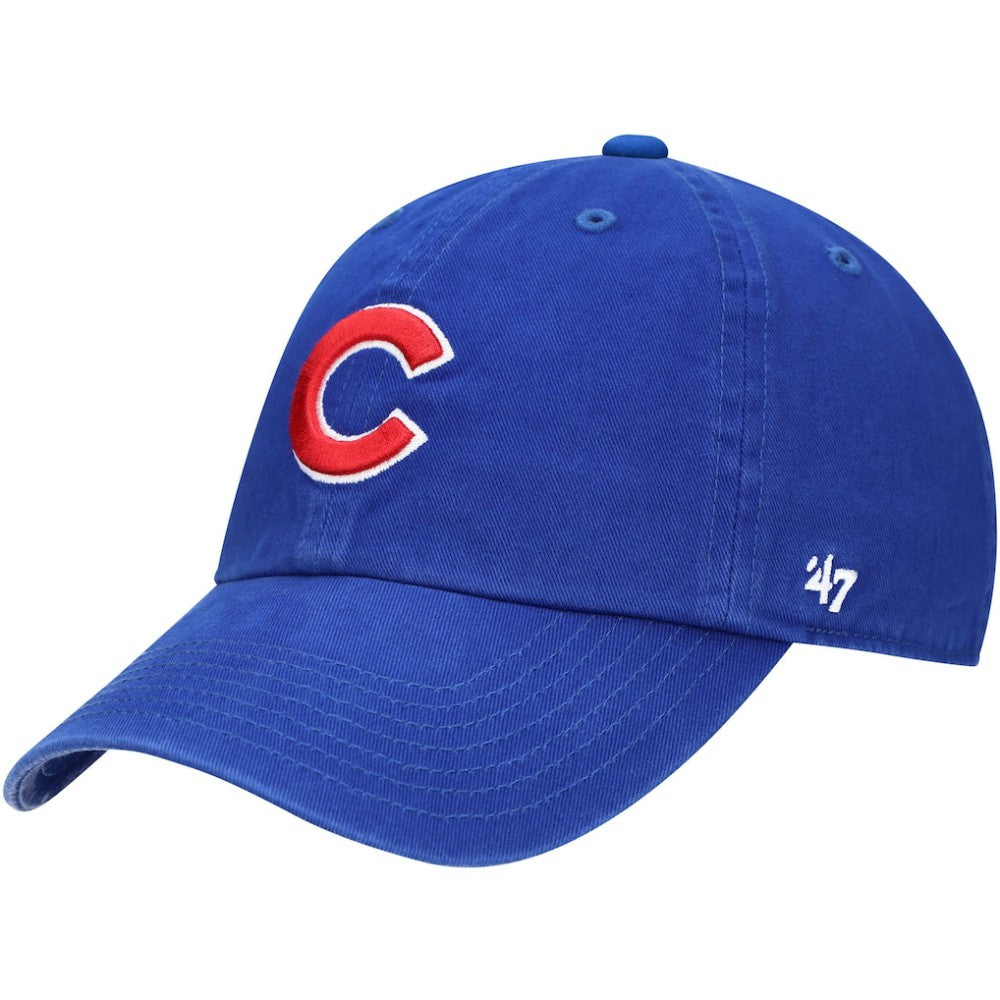 Chicago Cubs '47 Youth Team Logo Clean Up Adjustable Hat - MLB