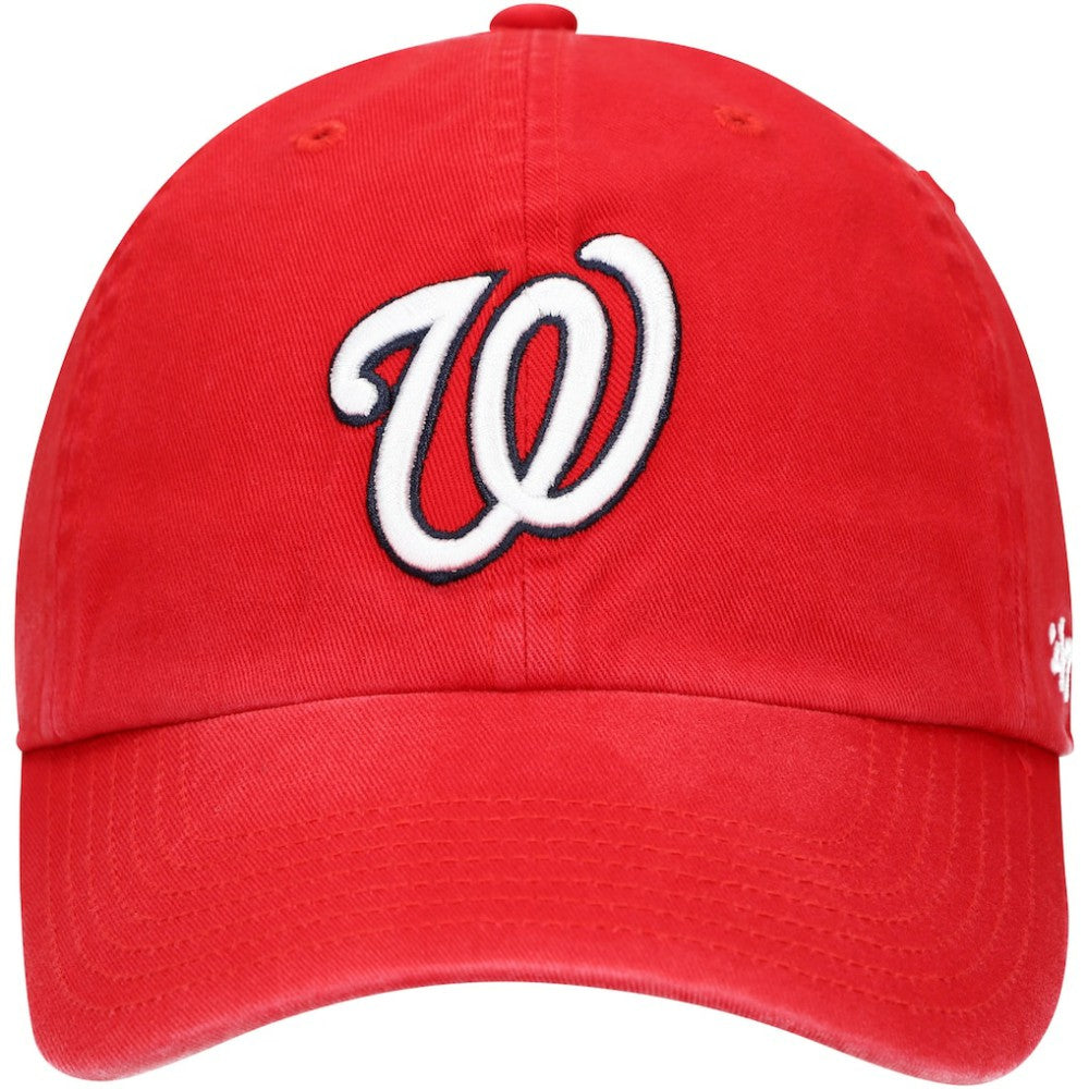 Washington Nationals '47 Youth Team Logo Clean Up Adjustable Hat - MLB