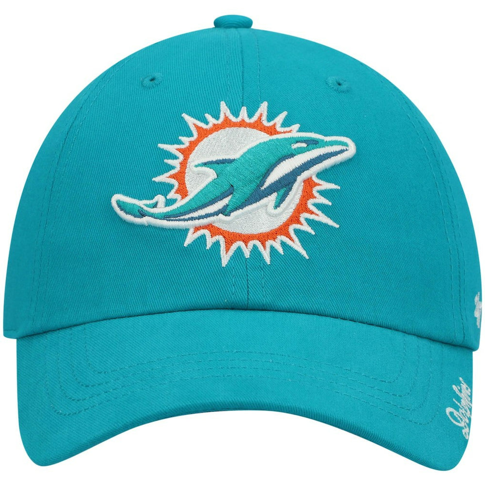 Miami Dolphins '47 Women's Miata Clean Up Primary Adjustable Hat Aqua | 47 brand