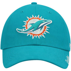 Miami Dolphins '47 Women's Miata Clean Up Primary Adjustable Hat Aqua | 47 brand