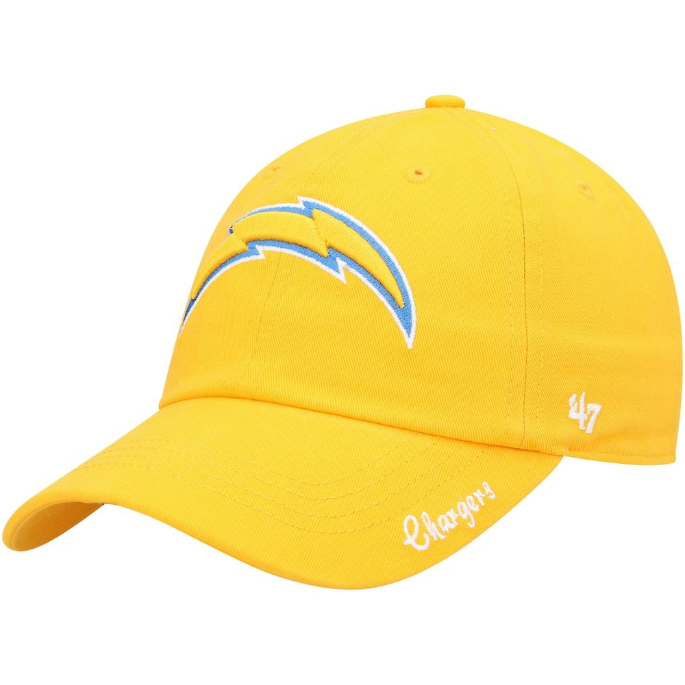 Los Angeles Chargers '47 Women's Miata Clean Up Secondary Logo Adjustable Hat Gold | 47 brand