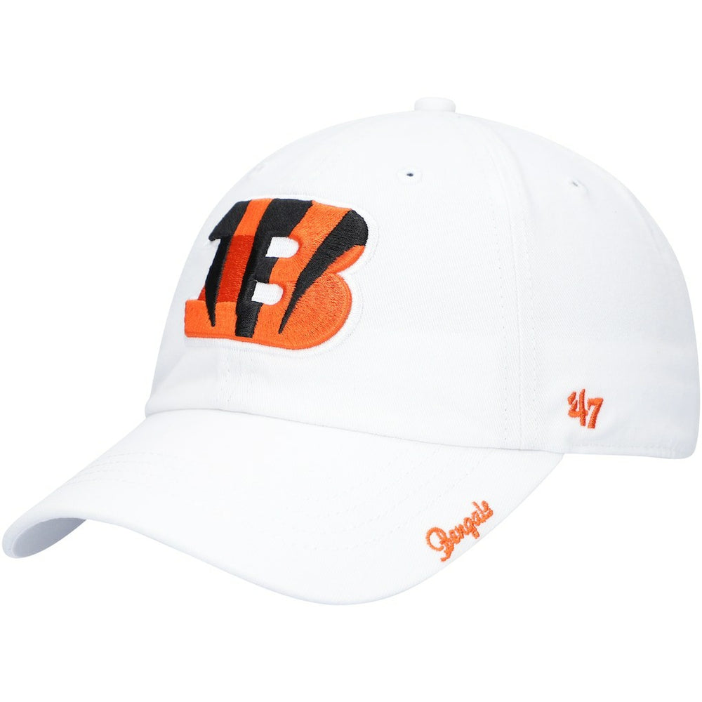 Cincinnati Bengals '47 Women's Team Miata Clean Up Adjustable Hat White | 47 brand