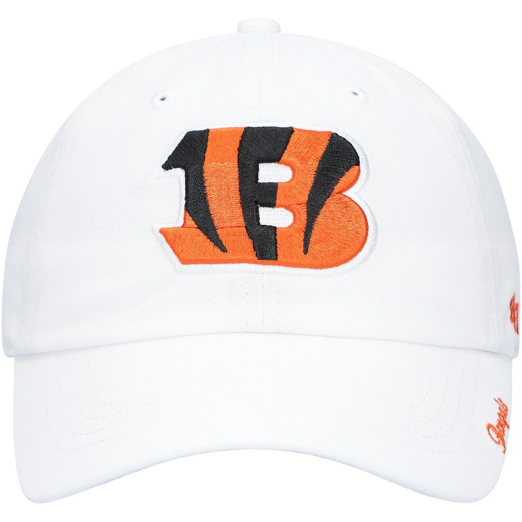 Cincinnati Bengals '47 Women's Team Miata Clean Up Adjustable Hat White | 47 brand