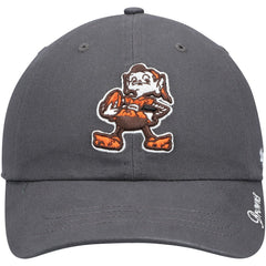 Cleveland Browns '47 Women's Brownie The Elf Miata Clean Up Adjustable Hat Charcoal | 47 brand