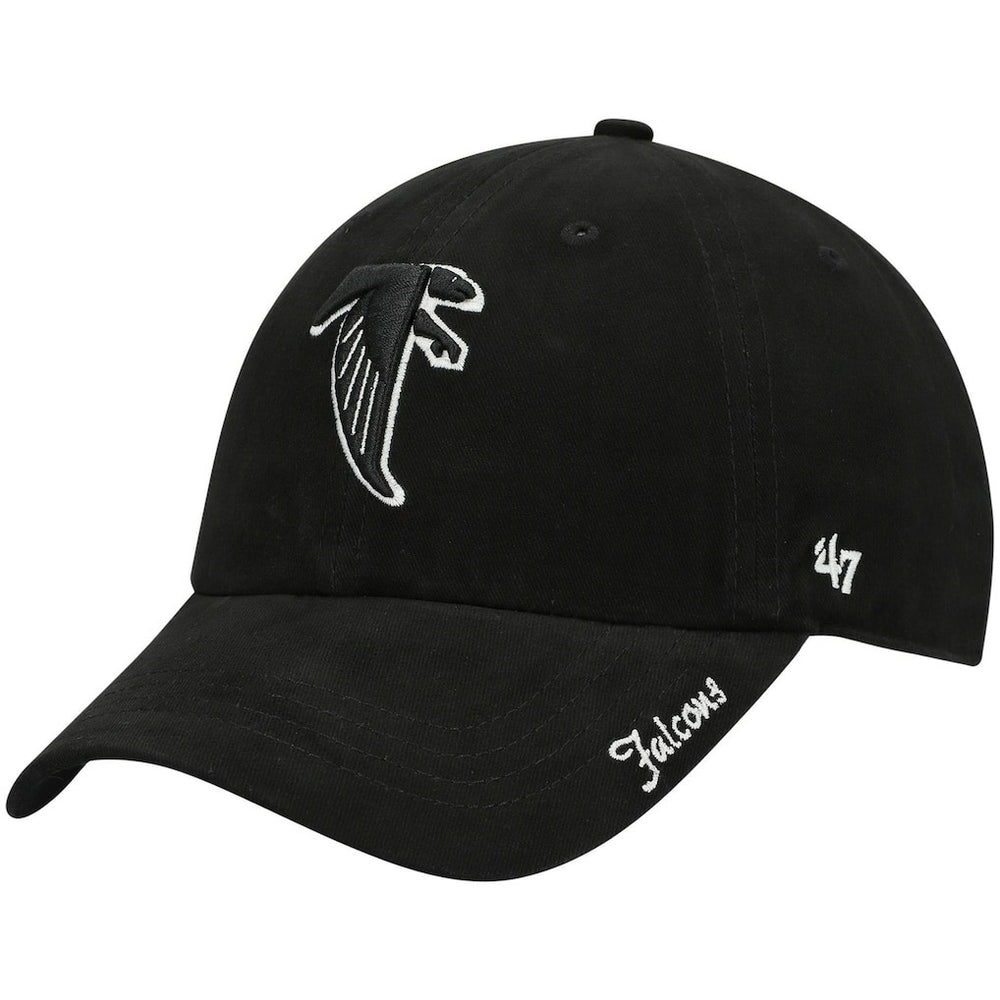 Atlanta Falcons '47 Women's Miata Clean Up Adjustable Hat Black | 47 brand