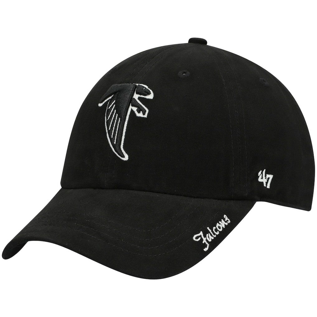 Atlanta Falcons '47 Women's Miata Clean Up Adjustable Hat Black | 47 brand