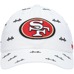San Francisco 49ers '47 Women's Team Confetti Clean Up Adjustable Hat White | 47 brand