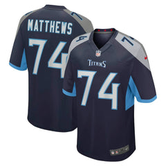 Bruce Matthews Tennessee Titans Retired Player Jersey Navy | Nike for Sale