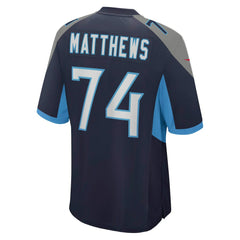 Bruce Matthews Tennessee Titans Retired Player Jersey Navy | Nike for Sale