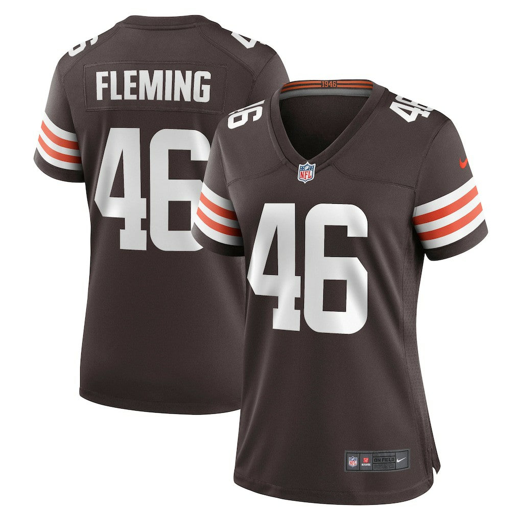 Don Fleming Cleveland Browns Women's Retired Player Jersey Brown | Nike for Sale