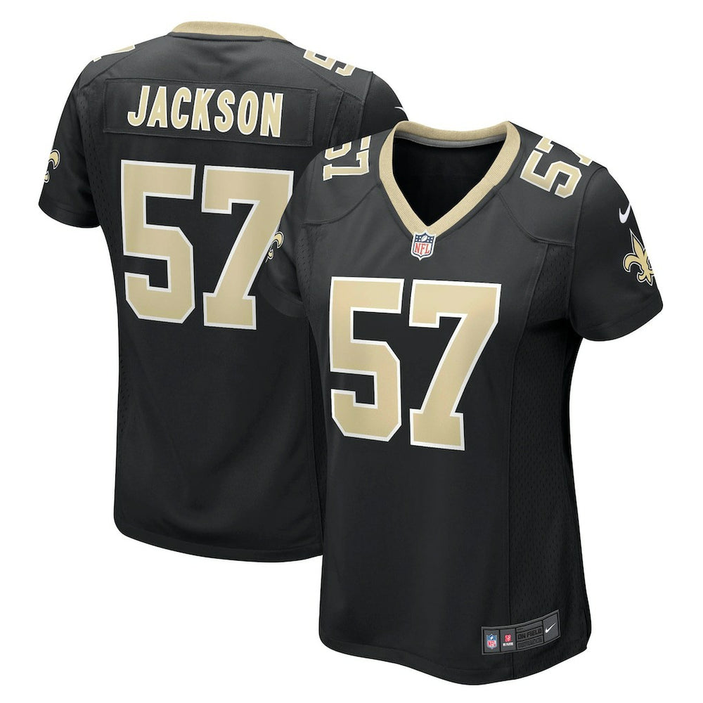 Rickey Jackson New Orleans Saints Women's Retired Player Jersey Black | Nike for Sale