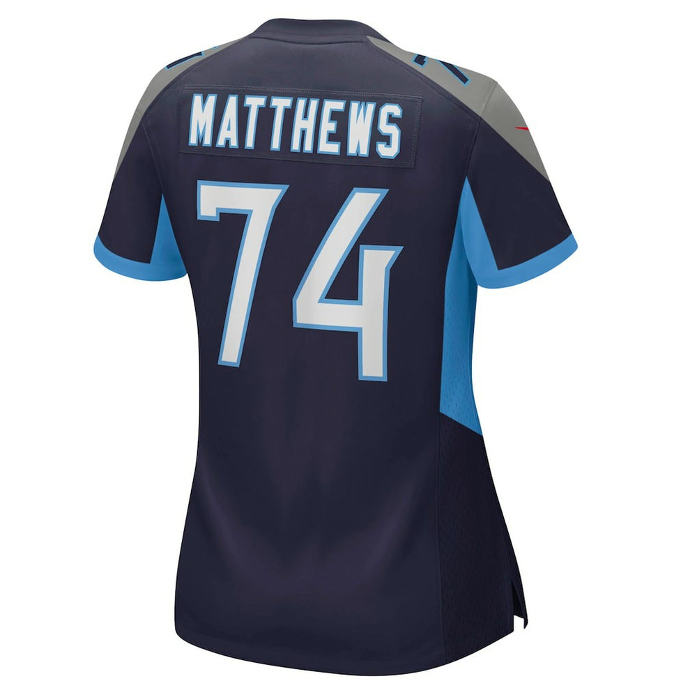 Bruce Matthews Tennessee Titans Women's Retired Player Jersey Navy | Nike for Sale