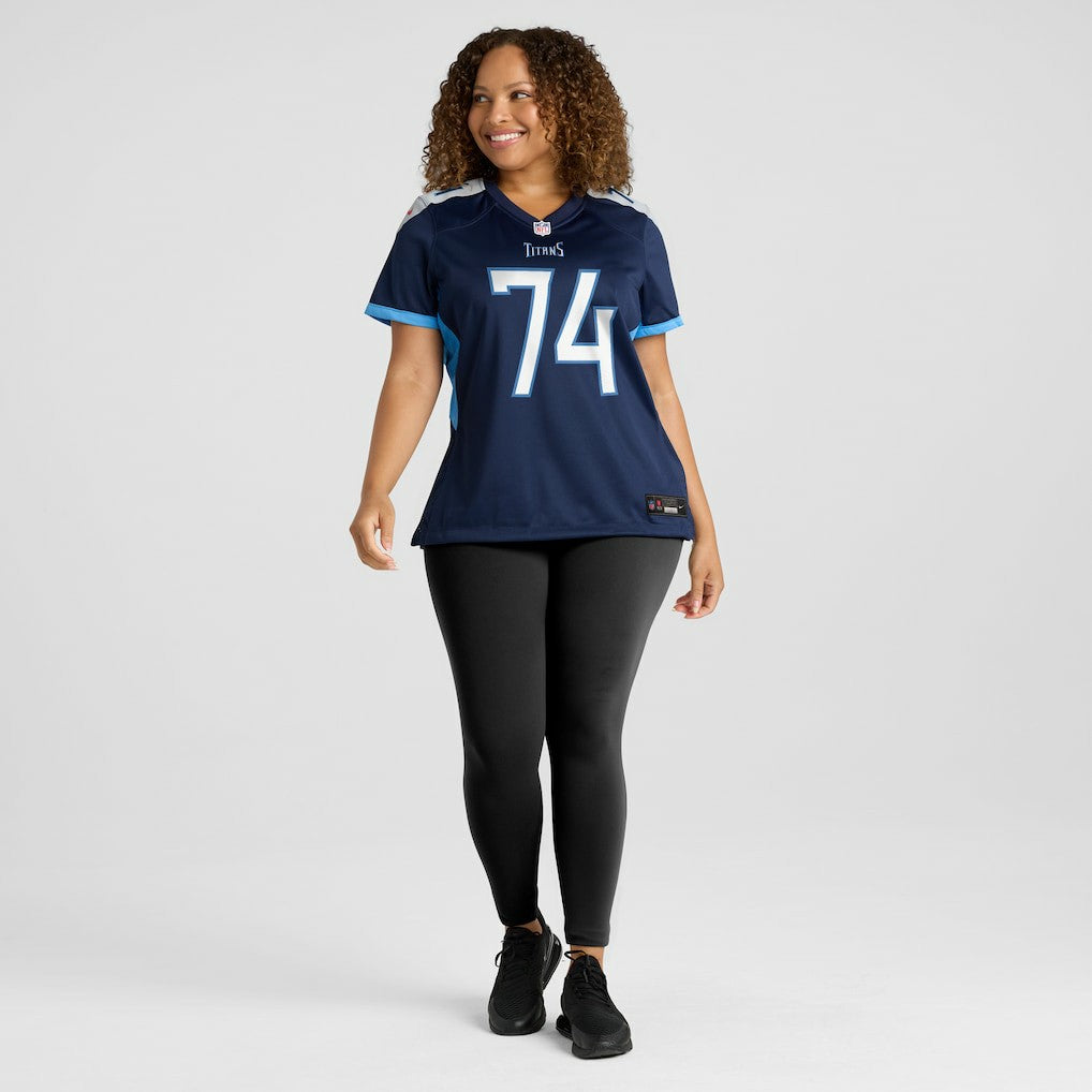 Bruce Matthews Tennessee Titans Women's Retired Player Jersey Navy | Nike for Sale