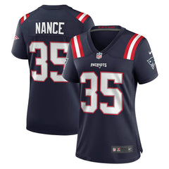 Jim Nance New England Patriots Women's Retired Player Jersey Navy | Nike for Sale