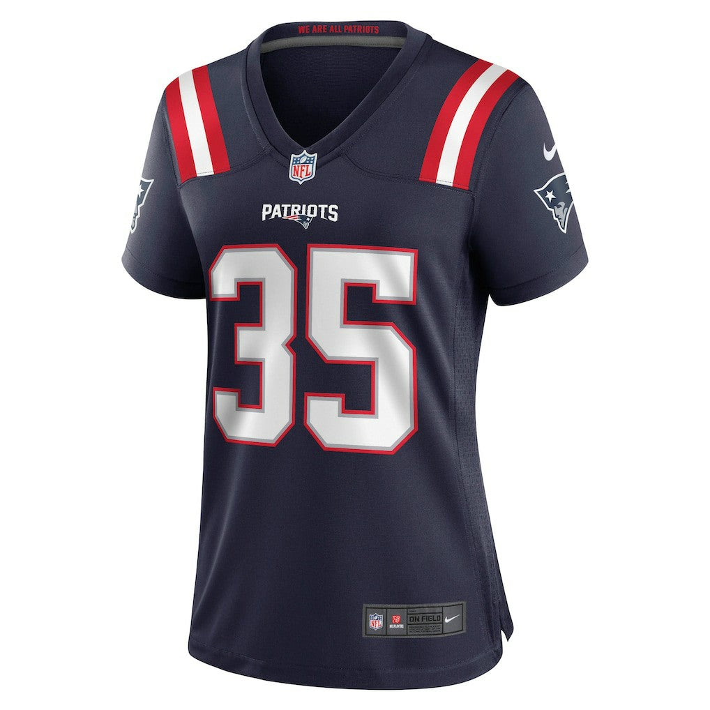 Jim Nance New England Patriots Women's Retired Player Jersey Navy | Nike for Sale