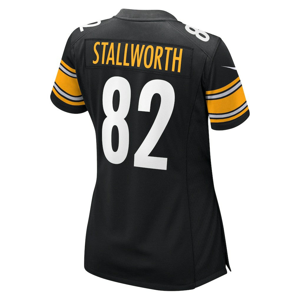 John Stallworth Pittsburgh Steelers Women's Retired Player Jersey Black | Nike for Sale