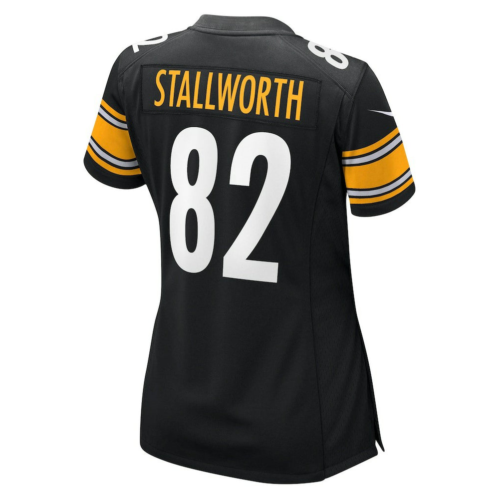 John Stallworth Pittsburgh Steelers Women's Retired Player Jersey Black | Nike for Sale