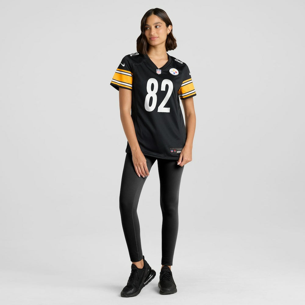 John Stallworth Pittsburgh Steelers Women's Retired Player Jersey Black | Nike for Sale