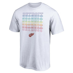 Detroit Red Wings City Pride T-Shirt - White - NHL