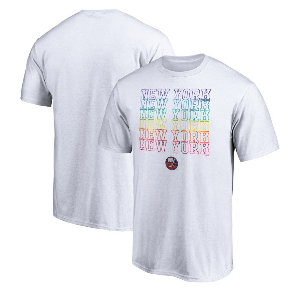 New York Islanders City Pride T-Shirt - White - NHL