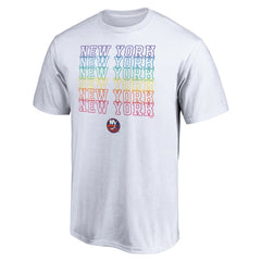 New York Islanders City Pride T-Shirt - White - NHL
