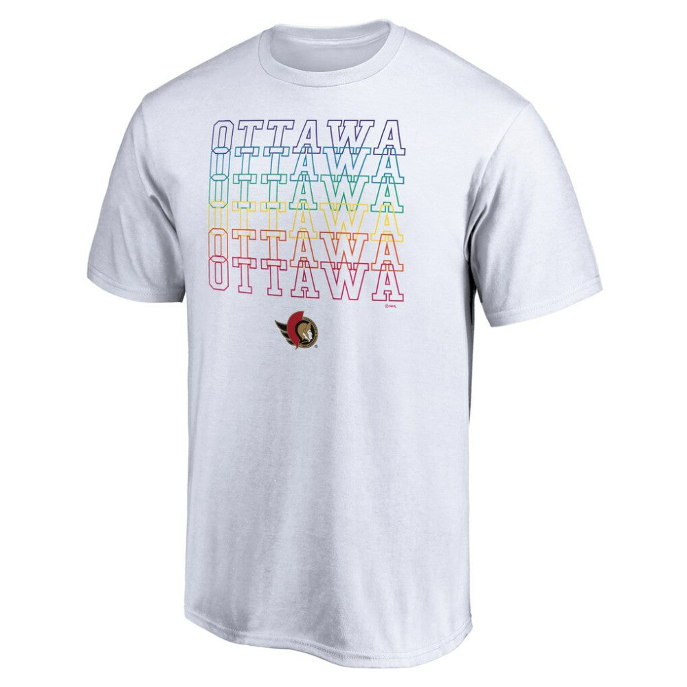 Ottawa Senators City Pride T-Shirt - White - NHL