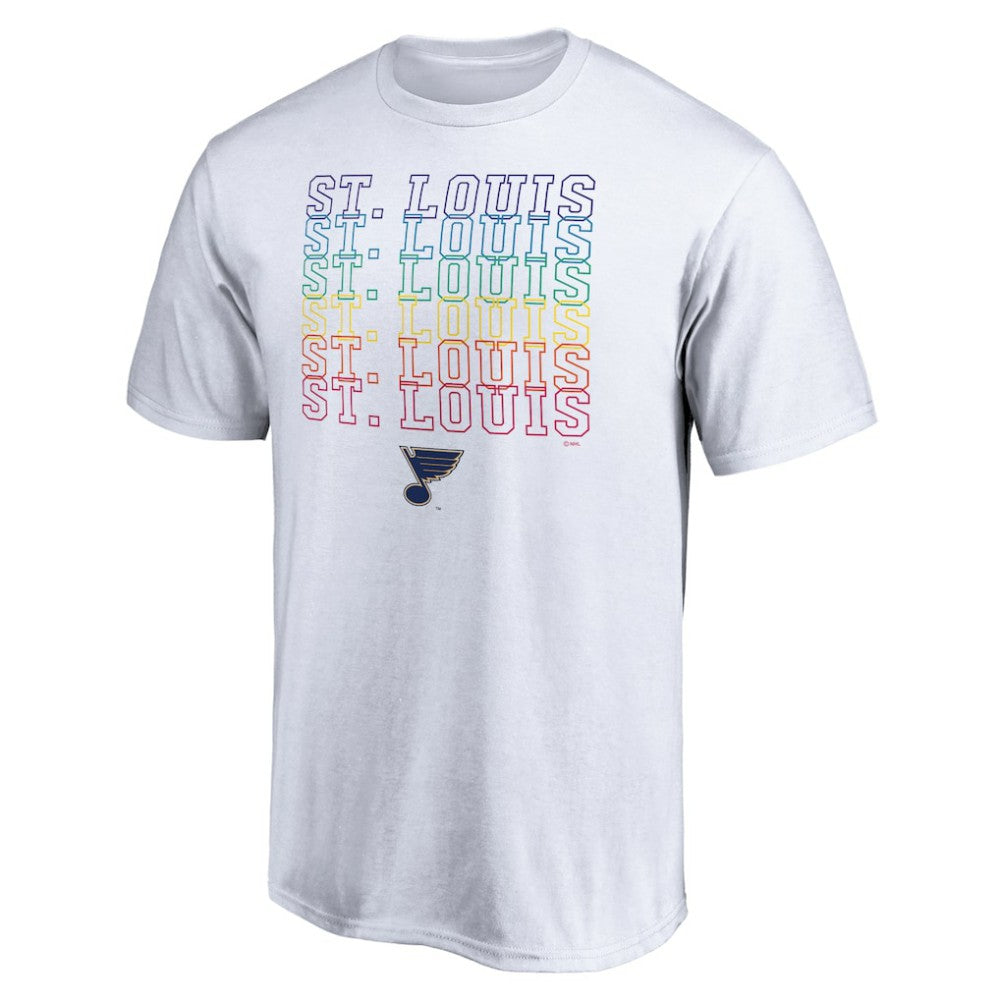 St. Louis Blues City Pride T-Shirt - White - NHL