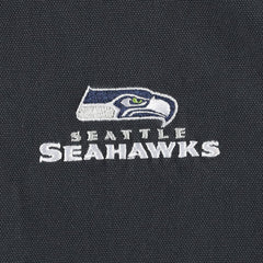 Seattle Seahawks Dunbrooke Big & Tall Dakota Canvas Hoodie Full-Zip Jacket Charcoal | NFL