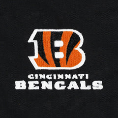 Cincinnati Bengals Dunbrooke Big & Tall Dakota Canvas Hoodie Full-Zip Jacket Black | NFL