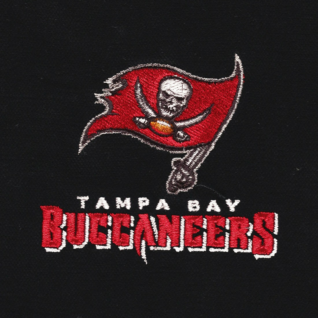 Tampa Bay Buccaneers Dunbrooke Big & Tall Dakota Canvas Hoodie Full-Zip Jacket Black | NFL