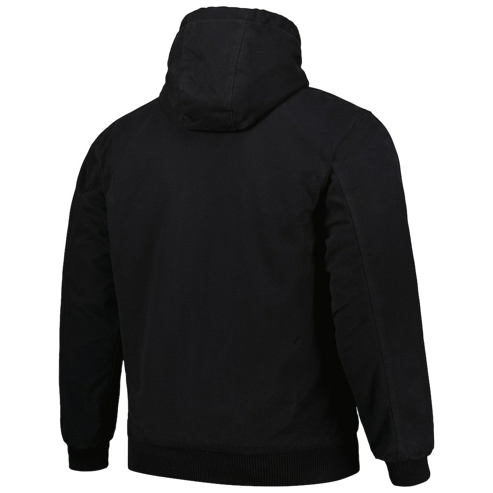 Arizona Cardinals Dunbrooke Big & Tall Dakota Canvas Hoodie Full-Zip Jacket Black | NFL