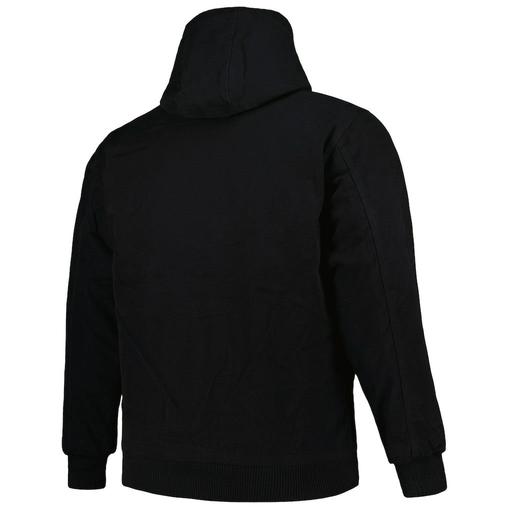 Atlanta Falcons Dunbrooke Big & Tall Dakota Canvas Hoodie Full-Zip Jacket Black | NFL