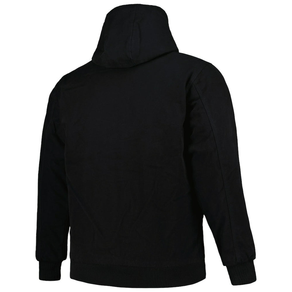 Atlanta Falcons Dunbrooke Big & Tall Dakota Canvas Hoodie Full-Zip Jacket Black | NFL