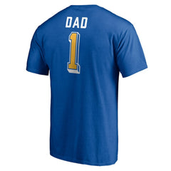 Buffalo Sabres Number One Dad Logo T-Shirt - Royal - NHL