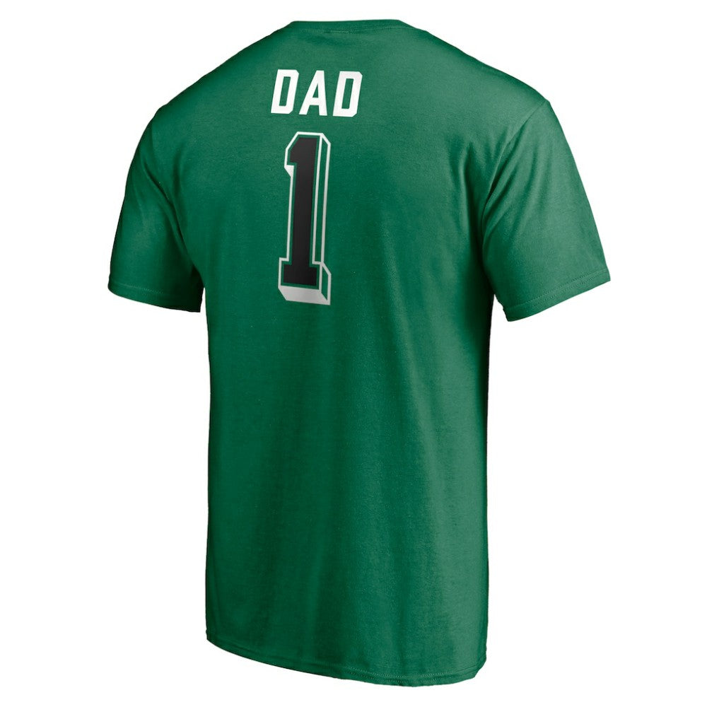 Dallas Stars Number One Dad Logo T-Shirt - Green - NHL