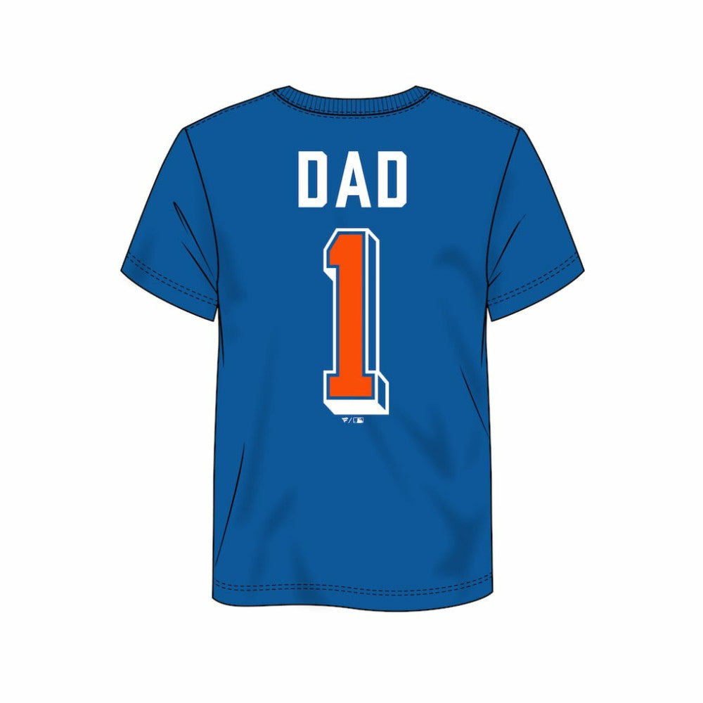 New York Islanders Number One Dad Logo T-Shirt - Royal - NHL