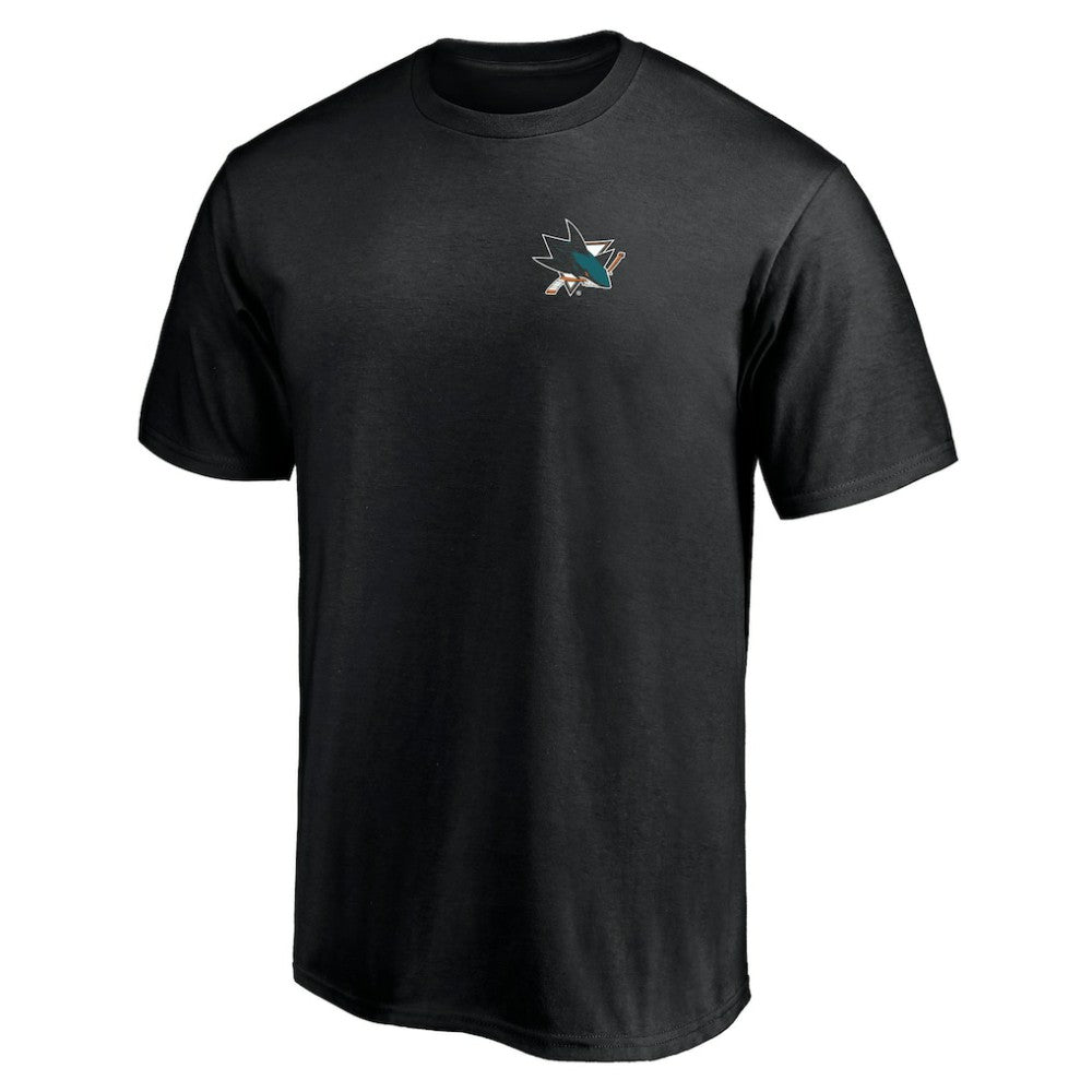 San Jose Sharks Number One Dad Logo T-Shirt - Black - NHL