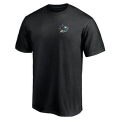 San Jose Sharks Number One Dad Logo T-Shirt - Black - NHL
