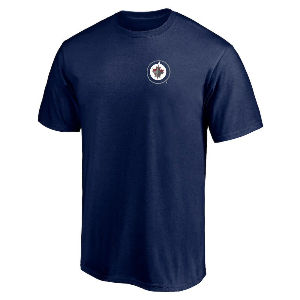 Winnipeg Jets Number One Dad Logo T-Shirt - Navy - NHL