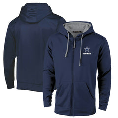 Dallas Cowboys Dunbrooke Apprentice Full-Zip Hoodie Navy/Gray | NFL