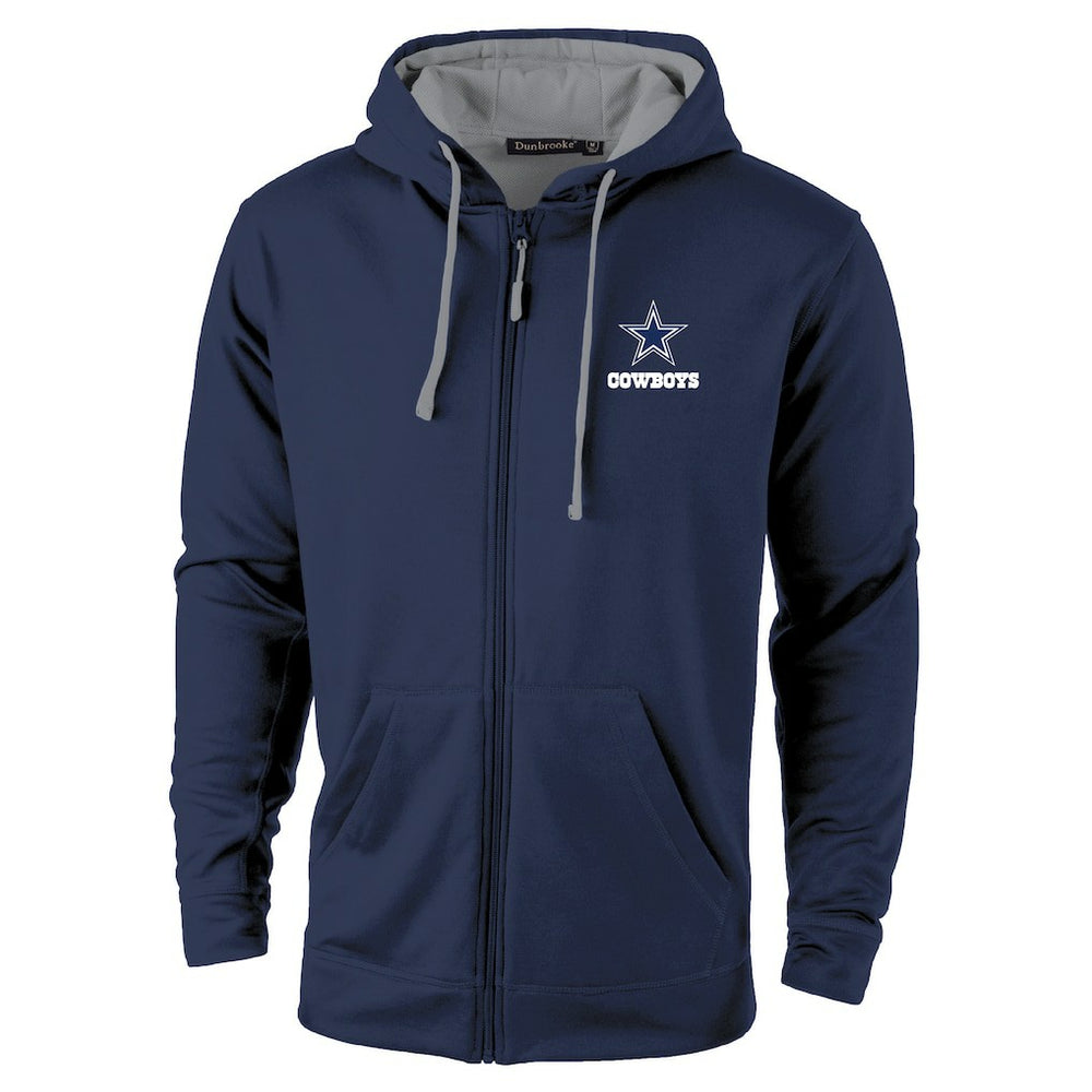 Dallas Cowboys Dunbrooke Apprentice Full-Zip Hoodie Navy/Gray | NFL
