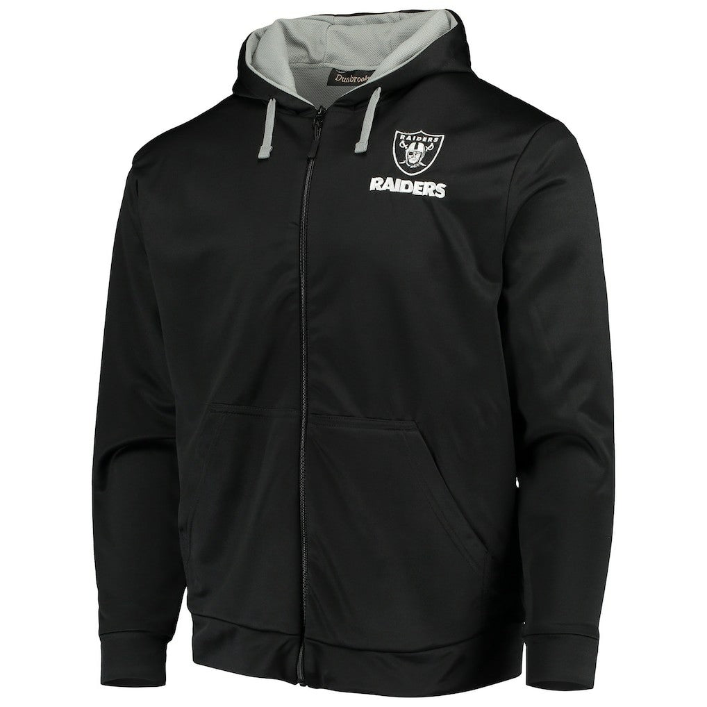 Las Vegas Raiders Dunbrooke Apprentice Full-Zip Hoodie Black/Gray | NFL