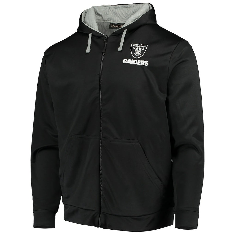 Las Vegas Raiders Dunbrooke Apprentice Full-Zip Hoodie Black/Gray | NFL
