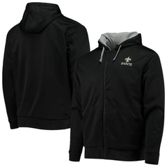 New Orleans Saints Dunbrooke Apprentice Full-Zip Hoodie Black/Gray | NFL